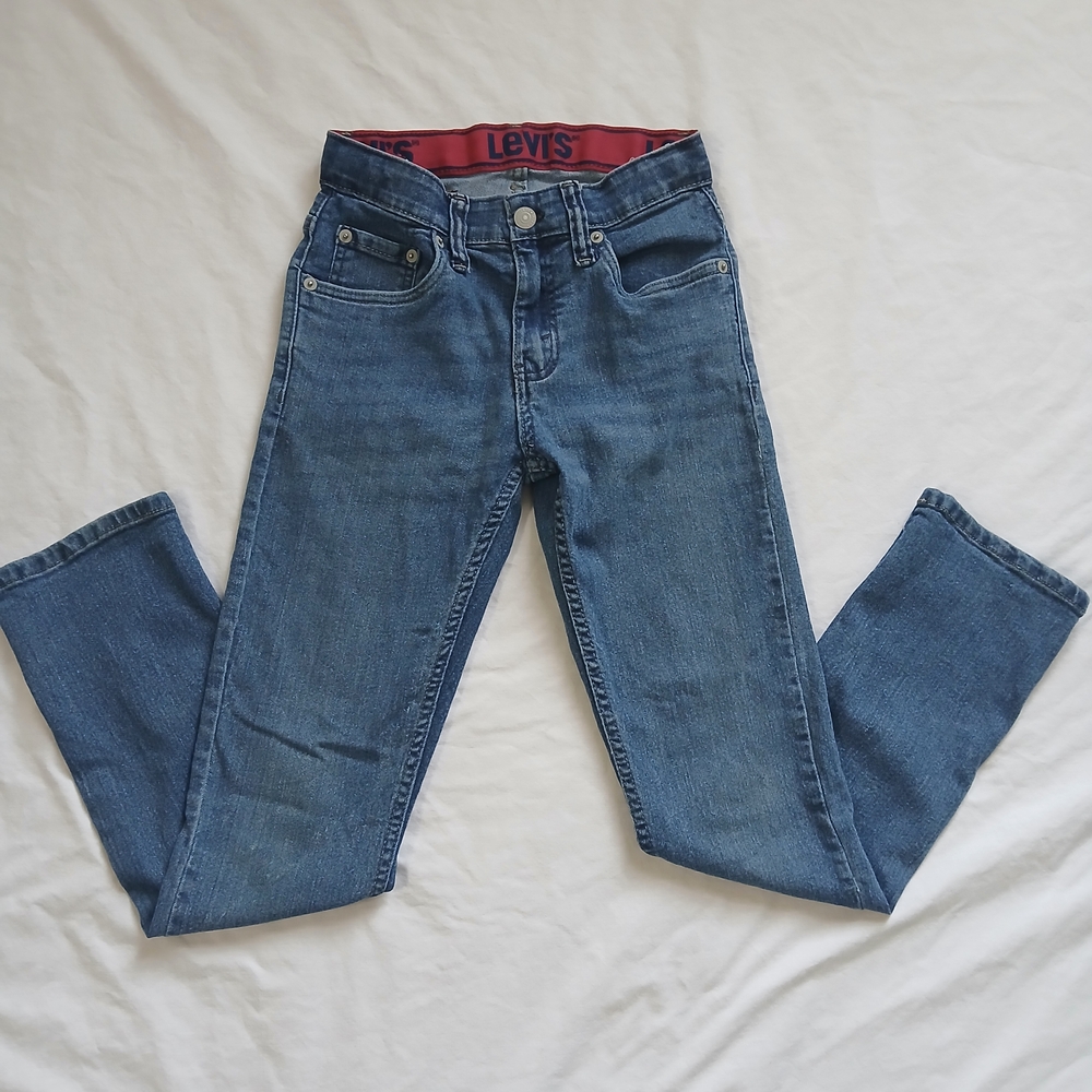 Levi’s Boys Straight Leg Blue Jeans | Size 12